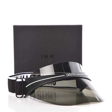 Dior: Black DiorClub1 Visor 